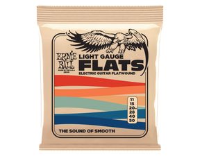 2580 Ernie Ball Ernie Ball Light Flatwound Electric Guitar Strings - 11-50 Gauge - " hlazené " struny na elektrickou kytaru - 1ks