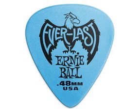 9181 Ernie Ball Everlast Picks Blue .48mm - kytarová trsátka 1ks