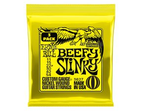 3627 Ernie Ball Nickel Beefy Slinky 3 Pack /.011 - .054 / - struny na elektrickou kytaru - 3ks