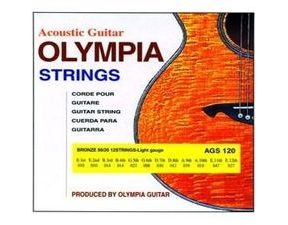 Olympia AGS120 Bronze 80/20 - 10/47 - akustické struny na 12 str kytaru