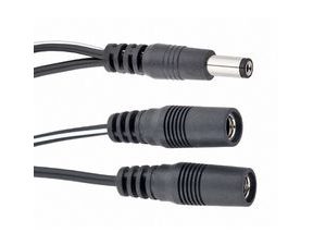 Voodoolab Output splitter adapter: 2.1mm straight barrel to two 2.1mm female: 4” /10cm - 1ks