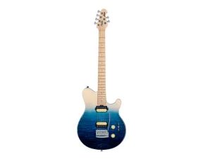 Sterling by MusicMan AX3QM-SPB Spectrum Blue - elektrická kytara - 1ks