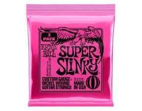 3223 Ernie Ball Nickel Super Slinky 3 Pack /.009 - .042 / - struny na elektrickou kytaru - 3ks