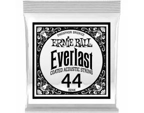 10244 Ernie Ball .044 Everlast Coated Phosphor Bronze Acoustic Guitar Strings Single - " potažená " jednotlivá struna na akustickou kytaru - 1ks