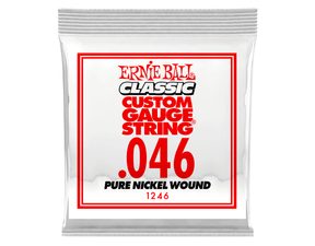 1246 Ernie Ball .046 Classic Pure Nickel Wound Electric Guitar Strings Single - jednotlivá struna -1ks