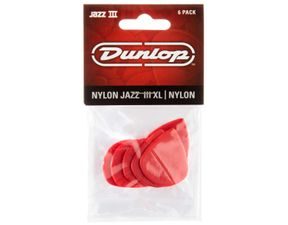 Dunlop Jazz III Nylon XL 1.38mm - červená - trsátko - 6ks