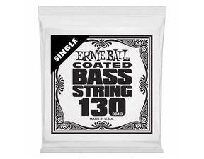 0613 Ernie Ball .130 Coated Nickel Wound Electric Bass String Single - "potažená" jednotlivá struna na basovou kytaru - 1ks