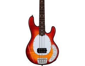 Sterling by MusicMan StingRay RAY34FM-HCB-R2, Heritage Cherry Burst -