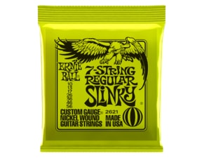 2621 Ernie Ball 7-string Regular Slinky Nickel Wound .010 - .056 - struny na sedmistrunnou elektrickou kytaru - 1ks