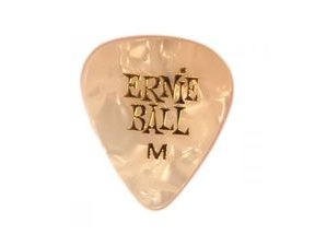 9166 Ernie Ball série SIDEMAN Medium 0.72mm Pearloid Pick - různé barvy, medium, perleťové trsátko - 1ks