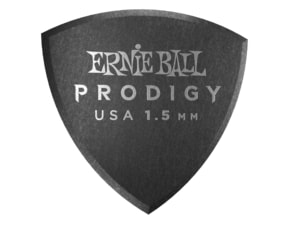 9332 Ernie Ball 1.5mm Black Larg Shield Prodigy Picks - trsátko -1ks