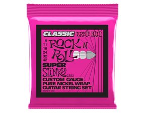 2253 Ernie Ball Classic Pure Nickel Super Slinky .009 - .042