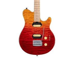 Sterling by MusicMan AX3QM-SPR Spectrum Red - elektrická kytara - 1ks