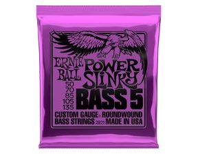 2821 Ernie Ball Power Slinky 5-string Bass Nickel Wound .050 - .135 - struny na basovou kytaru - 1ks