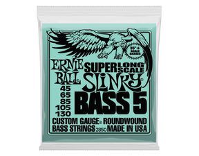 2850 Ernie Ball Slinky Super Long Scale Bass 5string .045 - .130 - struny na basovou kytaru - 1ks