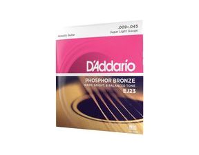 D'Addario EJ23 Phosphor Bronze .009-.045 - struny na akustickou kytaru - 1ks