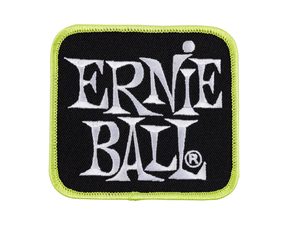 4182 Ernie Ball nášivka s logem - zelené obšití