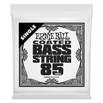 0685 Ernie Ball .085 Coated Nickel Wound Electric Bass String Single - "potažená" jednotlivá struna na basovou kytaru - 1ks