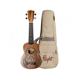 FLIGHT NUS350 DC - sopránové ukulele s měkkým obalem - 1ks