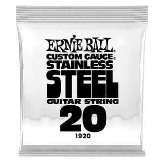 1920 Ernie Ball .020 Stainless Steel Wound - jednotlivá struna na elektrickou kytaru - 1ks