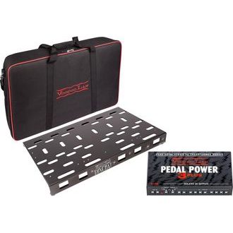 Voodoolab USA Dingbat MEDIUM Pedalboard 22"x13.5"(56x35 cm) s napájecím zdrojem Pedal Power 3 PLUS a GigBag - 1ks