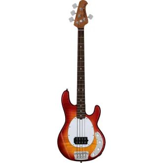 Sterling by MusicMan StingRay RAY34FM-HCB-R2, Heritage Cherry Burst -