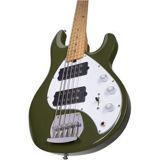 Sterling By MusicMan SUB StingRay R5 HH Olive - elektrická baskytara