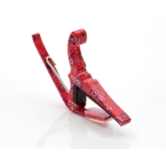 Kyser KG6RBA Capo Quick-change Red Bandana kapodastr