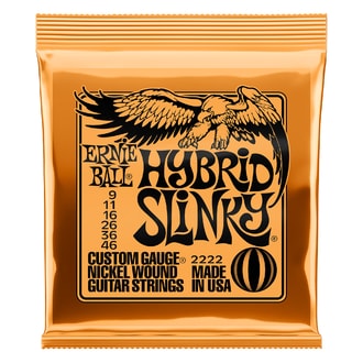 2222 Ernie Ball Hybrid Slinky Nickel Wound Electric Guitar Strings .009 - .046 - struny na elektrickou kytaru - 1ks