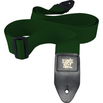 4050 Ernie Ball Polypro Guitar Strap - Forest Green - kytarový pás - 1ks