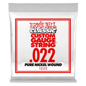 1222 Ernie Ball .022 Classic Pure Nickel Wound Electric Guitar Strings Single - jednotlivá struna - 1ks