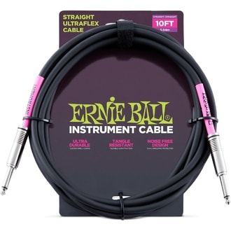 6048 Ernie Ball 10" Instrument Classic Cable - nástrojový kabel rovný / rovný jack - 3.05m