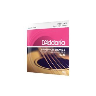 D'Addario EJ23 Phosphor Bronze .009-.045 - struny na akustickou kytaru - 1ks
