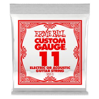 1011 Ernie Ball .011 Electric Plain Single String - jednotlivá struna - 1ks