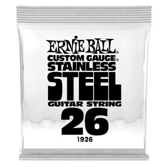 1926 Ernie Ball .026 Stainless Steel Wound - jednotlivá struna na elektrickou kytaru - 1ks