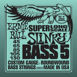 2850 Ernie Ball Slinky Super Long Scale Bass 5string .045 - .130 - struny na basovou kytaru - 1ks