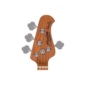 Sterling by MusicMan StingRay R4 HH Spalted Maple Top Natural Burst Satin - elektrická baskytara