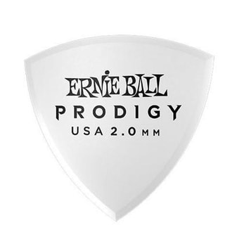 9337 Ernie Ball 2.0mm White Shield Prodigy Picks - trsátko - 1ks