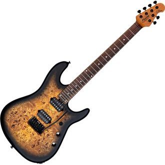 Sterling by MusicMan Richardson Cutlass 6, Natural Poplar Burl Burst - elektrická kytara - 1ks