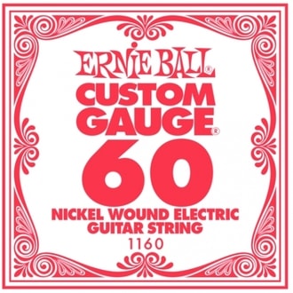 1160 Ernie Ball .060 NICKEL WOUND - jednotlivá struna na elektrickou kytaru - 1ks