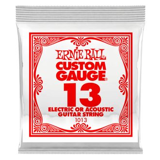 1013 Ernie Ball .013 Electric Plain Single String - jednotlivá struna  -1ks