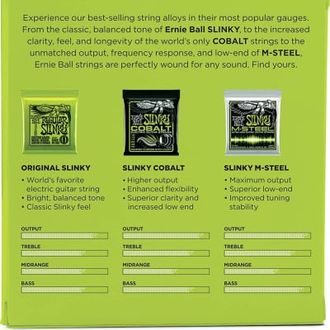 3331 Ernie Ball Tone Pack - Regular Slinky Electric Strings 3-pack(Slinky, Cobalt, M-Steel) .010-.046 - struny na elektrickou kytaru - 3ks