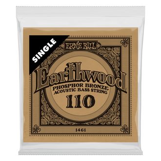 1461 Ernie Ball .110 Earthwood Phosphor Bronze Acoustic Bass String Single - 1ks