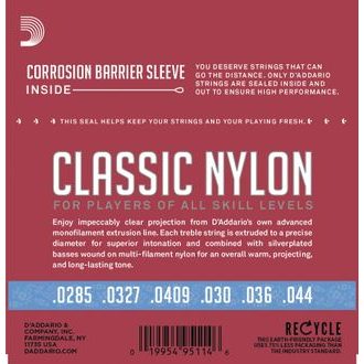 D'ADDARIO EJ27H Hard Tension - Nylonové struny na klasickou kytaru