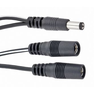 Voodoolab Output splitter adapter: 2.1mm straight barrel to two 2.1mm female: 4” /10cm - 1ks