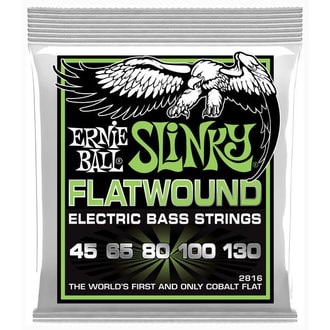 2816 Ernie Ball Regular Slinky Flatwound Cobalt 45/130 5-struny