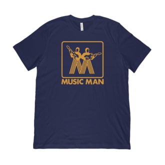 4839 Ernie Ball Music Man Vintage Gold T-Shirt 2XL triko