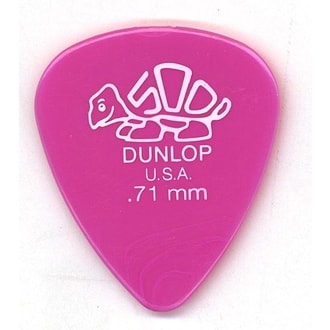 Dunlop Delrin 0.71mm - růžová - 1ks
