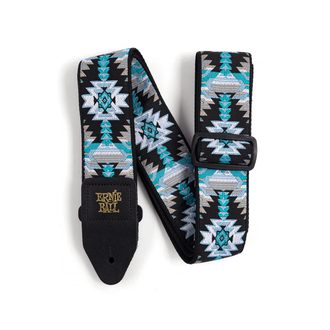 4609 Ernie Ball Albuquerque Blue Jacquard Strap - kytarový pás