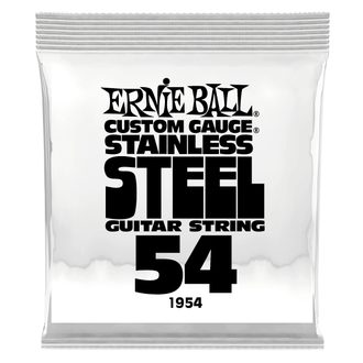1954 Ernie Ball .054 Stainless Steel Wound Electric Guitar Strings Single - jednotlivá struna na elektrickou kytaru - 1ks